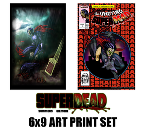 Super Dead Art Print Set of 2 (6x9)